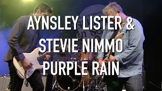 Aynsley Lister amp Stevie Nimmo  Purple Rain Live  Guitare en Scène 2019 [upl. by Acsisnarf]