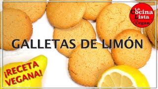 🍋GALLETAS DE LIMÓN🍋⎮RECETA VEGANA 😍 [upl. by Luhe]