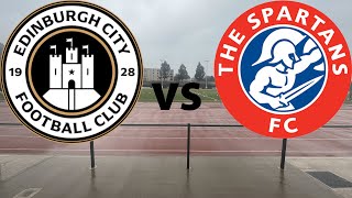 Edinburgh City vs The Spartans  William Hill League Two  Match Day 7  202425 [upl. by Refinnej]