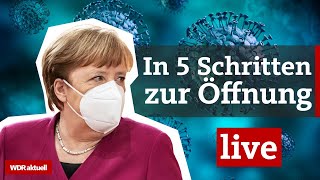 CoronaGipfel Alles zu LockdownRegeln und Lockerungen ab März im Überblick  WDR aktuell [upl. by Esinev]