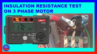 How To Conduct Insulation Resistance Test On 3 Phase Motor [upl. by Popele]