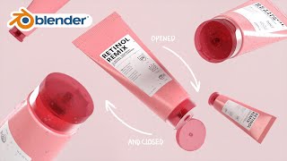 Blender  Cosmetic Tube Modeling Tutorial [upl. by Lounge]