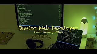 Day in the life of a Junior Web Developer  Coding Academy edition  silent vlog [upl. by Alracal]