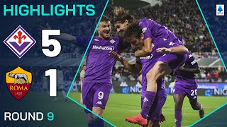 FIORENTINAROMA 51  HIGHLIGHTS  Another big win for the Viola  Serie A 202425 [upl. by Vish]