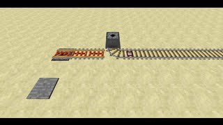 Superflat Minecart Station  Minecraft Tutorial [upl. by Heti419]