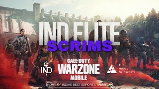 warzonemobile IND ELITE SCRIMS  Weekend Showdown [upl. by Yrrot]