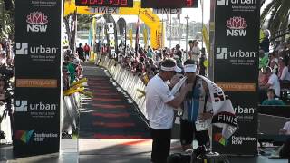 Matt Burton Ironman Australia 2012  Finish [upl. by Enrev]