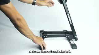 Review Rockbros Standar Parking 2721 BikeStand Bicycle Racks Paddock Foldable [upl. by Nnaear]