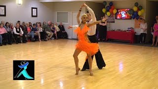 Rumba Dance Performance at Ultimate Ballroom Dance Studio in Memphis [upl. by Fitzger]