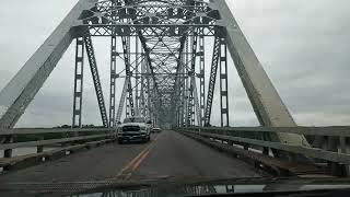 Driving Over the Mississippi River on the Chester Bridge from Chester Illinois to Perryville MO [upl. by Nednyl]