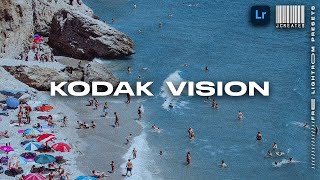 Kodak Vision3 500T Film Preset  Free Lightroom FIlm Presets Free DNG [upl. by Adnohsirk682]