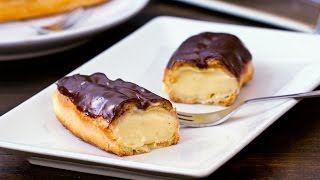 Vanilla Eclairs Recipe [upl. by Sabir]