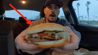 Trying The NEW Candied BACON WHOPPER From Burger King Big Belly Food Review [upl. by Anauqat99]