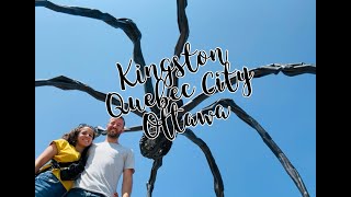 Ioviaggiocosi  Kingston Quebec City e Ottawa Canada on the road [upl. by Adriane]