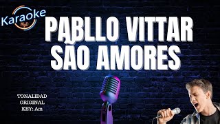 Pabllo Vittar  São Amores Karaoke Profesional karaoke2024 pablovittar karaoke [upl. by Airehs]