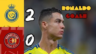 Ronaldo’s Incredible Performance Today 915 Goals  AlNassr vs Damac Highlights [upl. by Apfelstadt326]