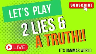 Thursday Game Night 2 Lies amp A Truth [upl. by Akihdar459]