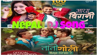 Maya Birani 1 Vs 2 Maya Birani Dj Maya Birani 2 Dj Tato Goli Mahesh Kafle Nepali Dj Song DjRam [upl. by Nnyllatsyrc]