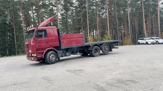 Köp Lastbil Scania 142 M V8 på Klaravik [upl. by Kachine]