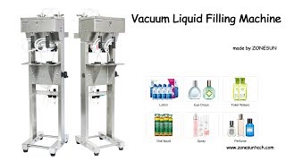 How to use Vacuum Liquid Perfume Filling Machine [upl. by Nihs]