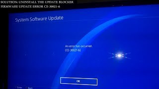 PS4 505 JAILBREAK FIRMWARE UPDATE ERROR CE300216 [upl. by Bryner]