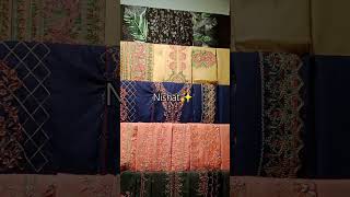 Nishat linen Shawl Suits Unstitched 2024 [upl. by Geoffry]