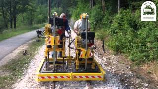 Höllentalbahn Gleisstopfmaschine 20150606 [upl. by Onitnatsnoc]