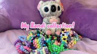 My Kandi bracelet collection [upl. by Phillida84]