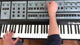 Oberheim OBX8 Demo mostly pads [upl. by Aicinet595]