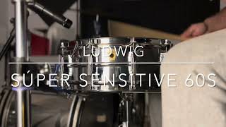 Ludwig vintage snares acrolite 60s vs súper sensitive 60s [upl. by Karlen]