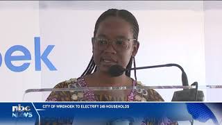 City of Windhoek to electrify 249 households  nbc [upl. by Sebastian]