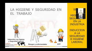 VIDEO CAPACITACION  INDUCCION A HIGIENE Y SEGURIDAD  RIESGOS Y ACCIDENTES [upl. by Amapuna]