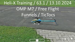 HeliX Training  631  13102024  OMP M7  Free Flight  Funnels  TicTocs [upl. by Anallese523]