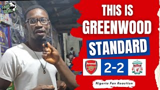 ARSENAL 22 LIVERPOOL Nathan  AFRICANNIGERIA FAN REACTION PREMIER LEAGUE 20242025 [upl. by Olifoet]