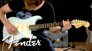 Fender Deluxe Roadhouse Stratocaster Demo  Fender [upl. by Antonia]