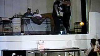 Prime Time chokeslams Tommy Dreamer through 4 tables [upl. by Llednek]