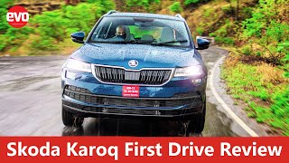 Skoda Karoq 2020 Review  How Good Is The Baby Kodiaq  evo India [upl. by Hoppe]