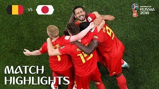 Belgium v Japan  2018 FIFA World Cup  Match Highlights [upl. by Aniar]