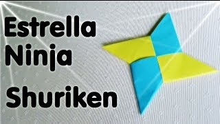 Shuriken Origami  Estrella Ninja de Papel [upl. by Gayleen955]