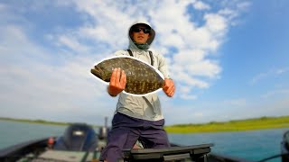 Catching STUD Flounder in NC Early Summer Inshore Fishing in North Carolina [upl. by Juliana]