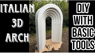 Collapsible Italian 3D arch backdrop DIY [upl. by Mhoj688]