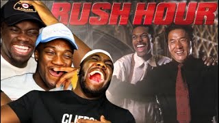 Weve never laughed this much First Time Reacting To RUSH HOUR  MOVIE MONDAY  GROUP REACTION [upl. by Anoli476]