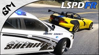 GTA 5  LSPDFR  Course Poursuite  Évadé de Prison  Patrouille 19 [upl. by Etnad520]