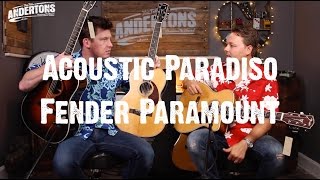 Acoustic Paradiso  Fender Paramount quotGuitar Supremequot [upl. by Aniratak391]