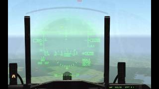 Falcon 4 BMS Tutorial Instrument Landing System ILS and Landing Basics [upl. by Arised]