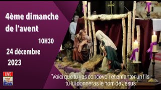 Messe du dimanche 24 décembre 2023  Couvent Saint Antoine [upl. by Elocel]