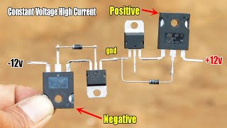 Top 3 Popular High Power Constant Voltage Regulator Circuit [upl. by Redna]