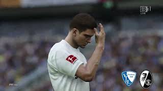 VfL Bochum vs SC Freiburg  Highlights  Bundesliga 2324  PES 21 [upl. by Eldrida25]