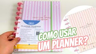 COMO USAR UM PLANNER  Planner 2024 [upl. by Evered]