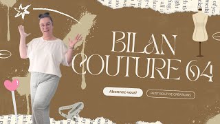 BILAN COUTURE 64 couture cocooning couture [upl. by Wittie]